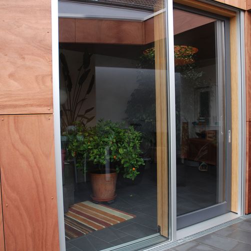 Hebe-Schiebe-Tür Holz/Aluminium