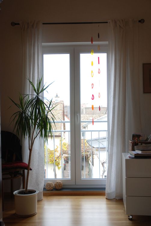 Balkontür Kunststoff weiß mit französischem Balkon